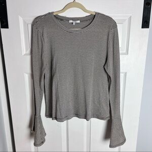Ro & De‎ Striped Bell Long Sleeve Tee